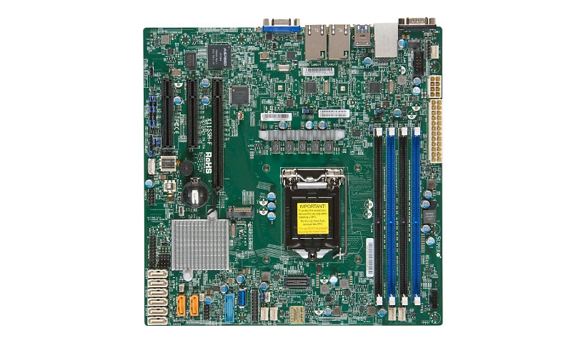 SUPERMICRO X11SSH-F - motherboard - micro ATX - LGA1151 Socket - C236