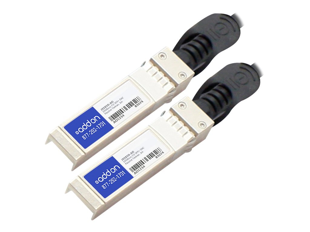 AddOn HP J9283D Compatible 10GBase-CU SFP+ Direct Attach Cable (Passive Twinax, 3m)