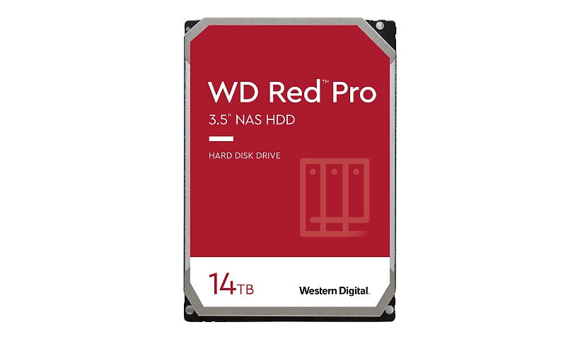 WD Red Pro NAS Hard Drive WD141KFGX - hard drive - 14 TB - SATA 6Gb/s