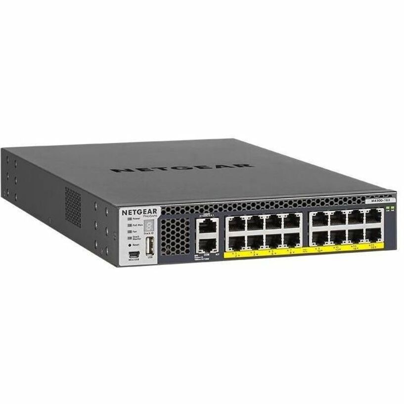 NETGEAR Stackable Multi-gig Managed Switch 16x100M/1/2.5/5/10G (XSM4316PB)