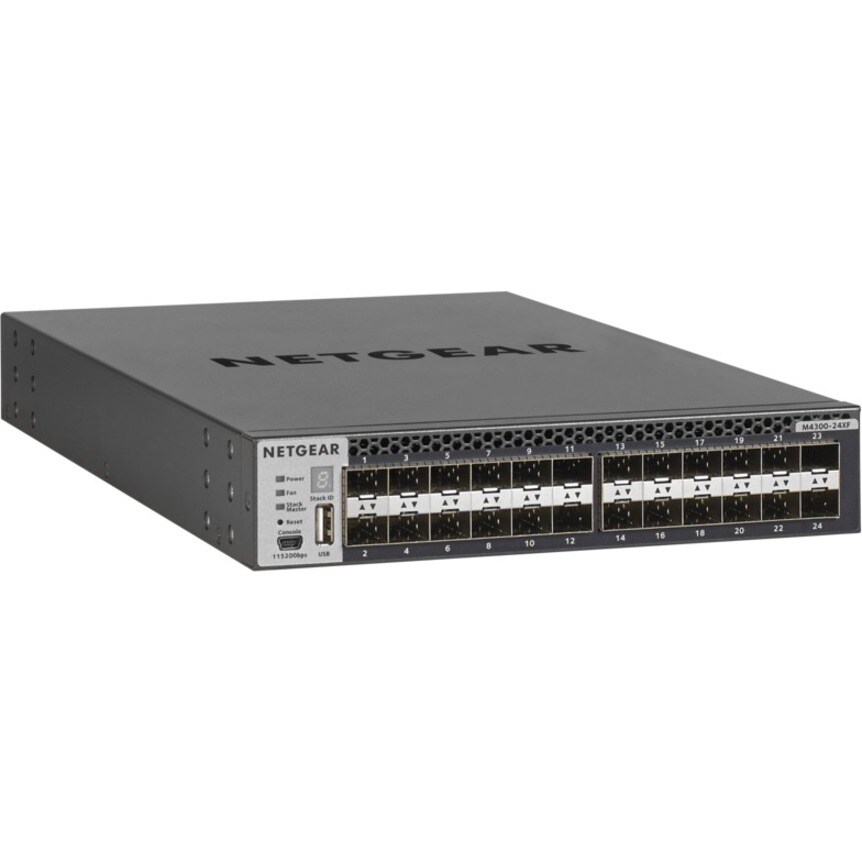 NETGEAR M4300-24XF Stackable 10G Managed Switch 24xSFP+ (XSM4324FS)