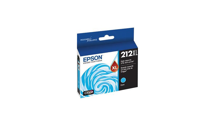 Epson 212XL - High Capacity - cyan - original - ink cartridge