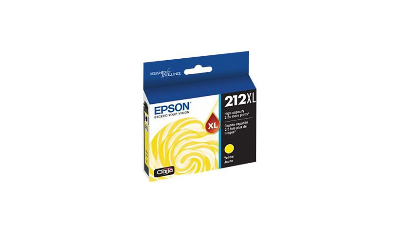 Epson 212XL - High Capacity - yellow - original - ink cartridge