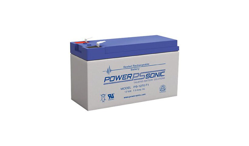 Power-Sonic PS-1270 F1 - UPS battery - lead acid - 7 Ah