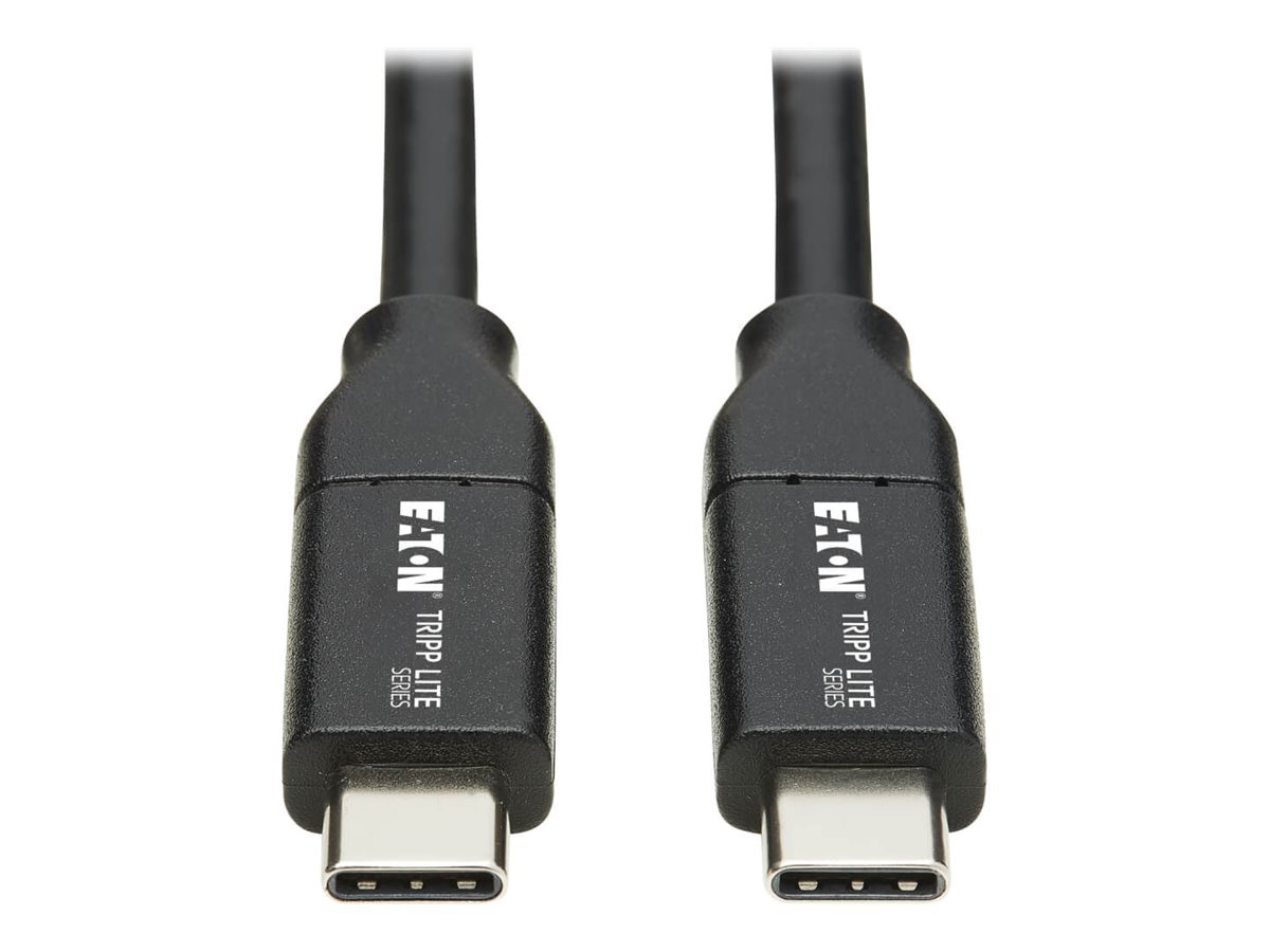 Eaton Tripp Lite Series USB-C Cable (M/M), USB 2.0, 5A (100W) Rated, USB-IF