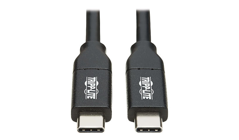 Tripp Lite USB Type C to USB C Cable USB 2.0 5A Rating USB-IF Cert M/M USB Type C 2M - USB-C cable - 24 pin USB-C to 24