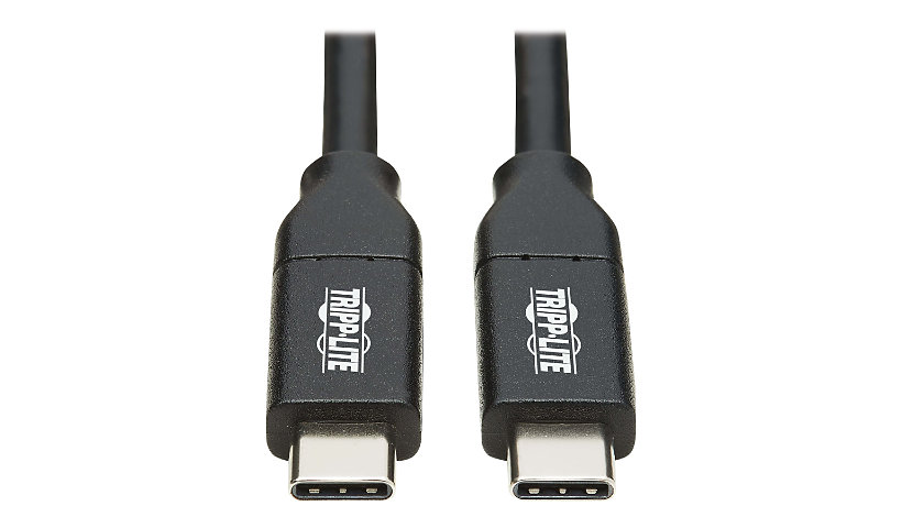Tripp Lite USB Type C to USB C Cable USB 2.0 5A Rating USB-IF Cert M/M USB B Type C 3M - USB-C cable - 24 pin USB-C to