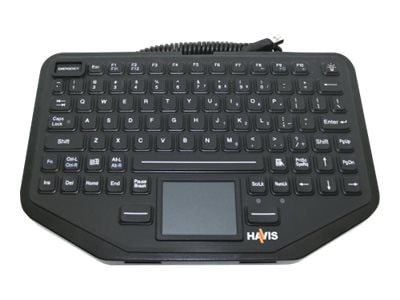 Havis Rugged KB-108 - keyboard - with touchpad - US Input Device
