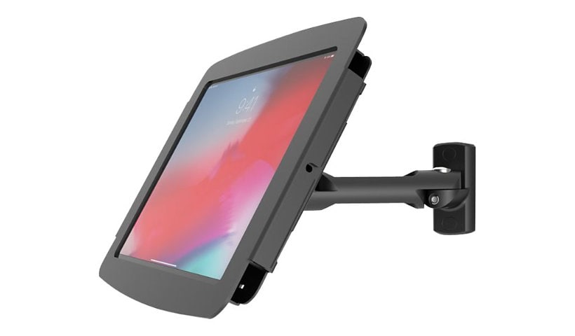 Compulocks iPad 10.2" Space Enclosure Swing Wall Mount boîtier - Anti-vol - pour tablette - noir
