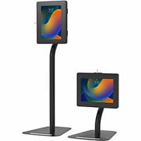 CTA Premium Height-Adjustable Floor-to-Desk Security Kiosk - mounting kit - for tablet