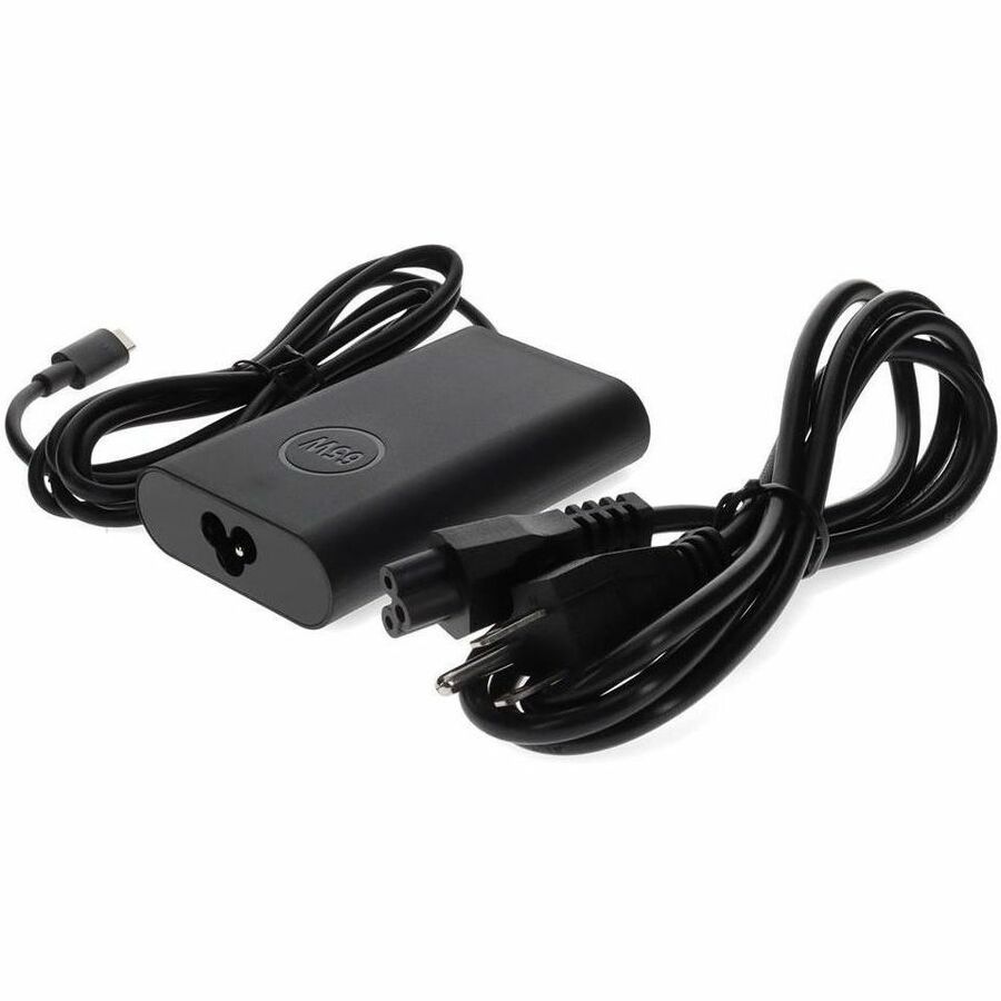 Proline Dell® LA65NM170 Compatible USB 3.1 (C) Male to NEMA 5-15P Male 65W 20V at 3.25A Black USB-C Laptop Power Adapter