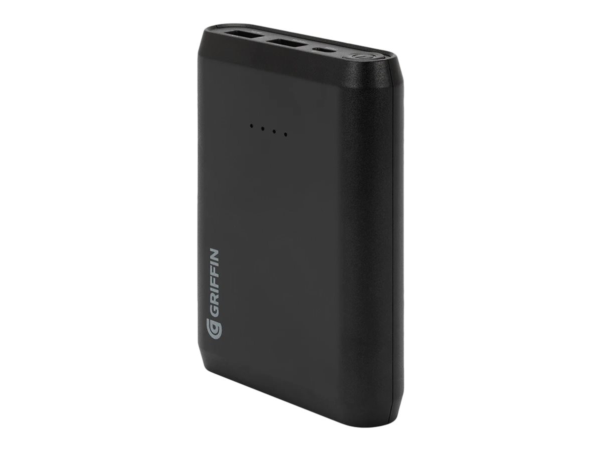 Griffin power bank 2 x USB - 17 Watt - GP-015-BLK - Office - CDW.com