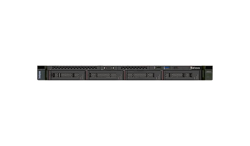 Lenovo ThinkSystem SR250 - rack-mountable - Xeon E-2124 3.3 GHz - 8 GB - 2