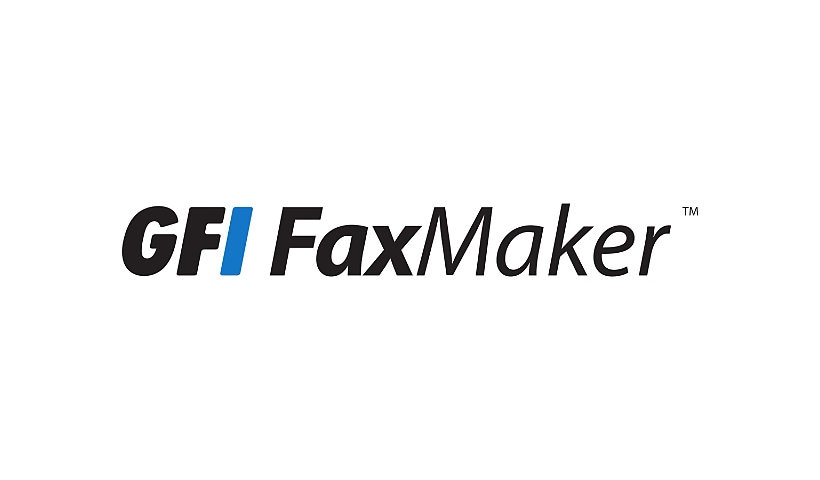 GFI FAXmaker - subscription license renewal (1 year) - unlimited fax servers