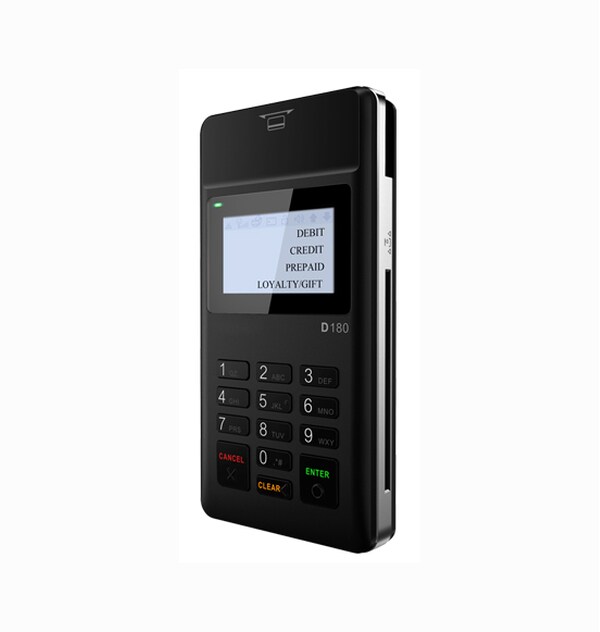 PAX D180 MPOS Terminal with Bluetooth,WiFi Connectivity