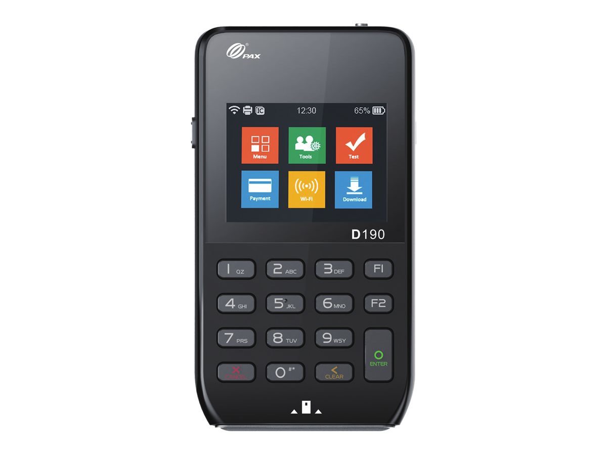 PAX D190 2.4" 320 x 240 Mobile Payment Terminal