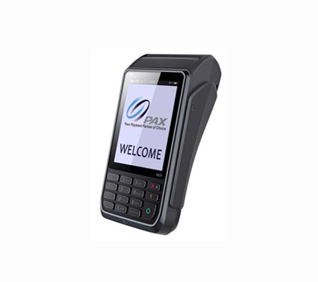 PAX S920 3.5" TFT LCD Color Mobile Payment Terminal