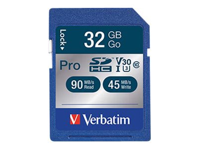 Verbatim PRO Series - flash memory card - 32 GB - SDHC UHS-I