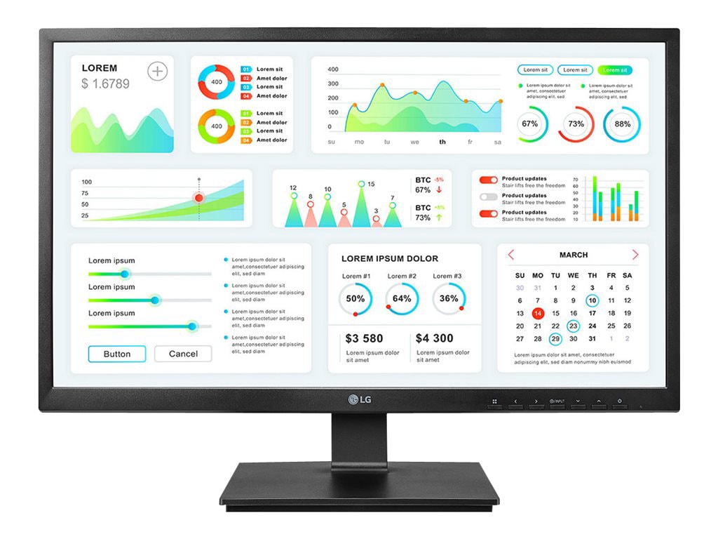 LG 24CK550Z 23.8" Full HD All-in-One Zero Client Monitor