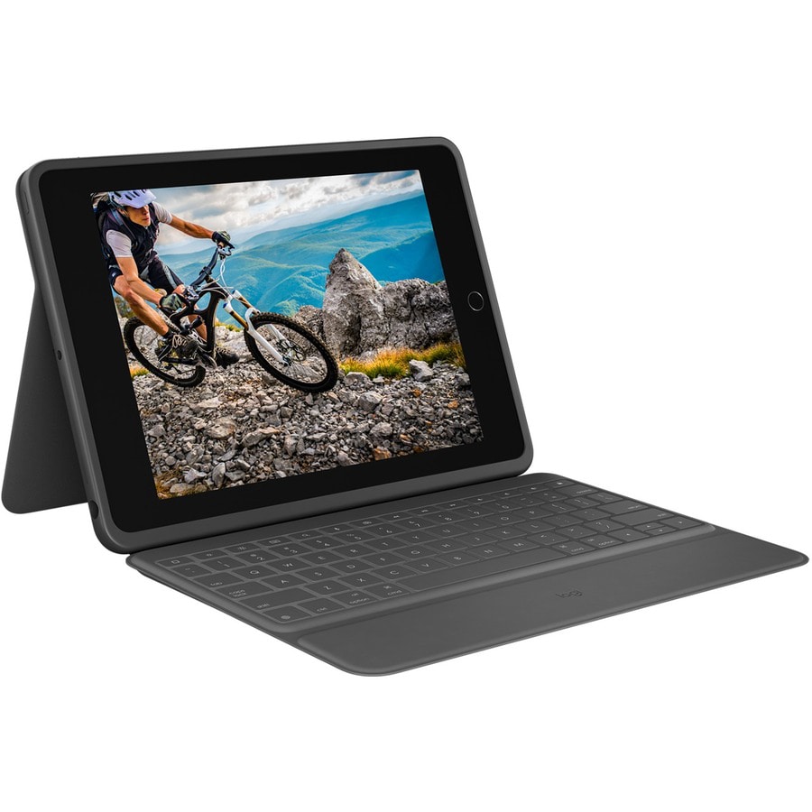 Étui robuste Logitech avec étui à clavier de 10,2 po pour iPad (7e, 8e et 9e génération) - clé