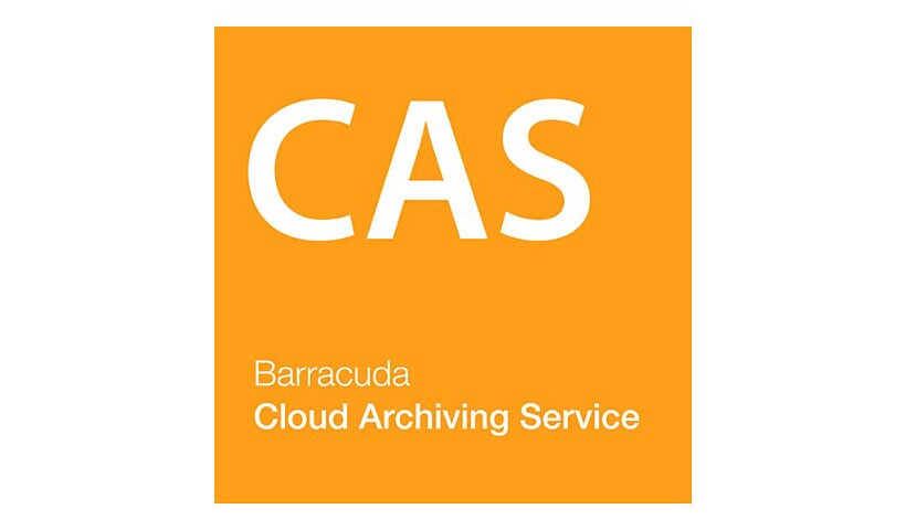 Barracuda Cloud Archiving Service - licence d'abonnement - 1 utilisateur