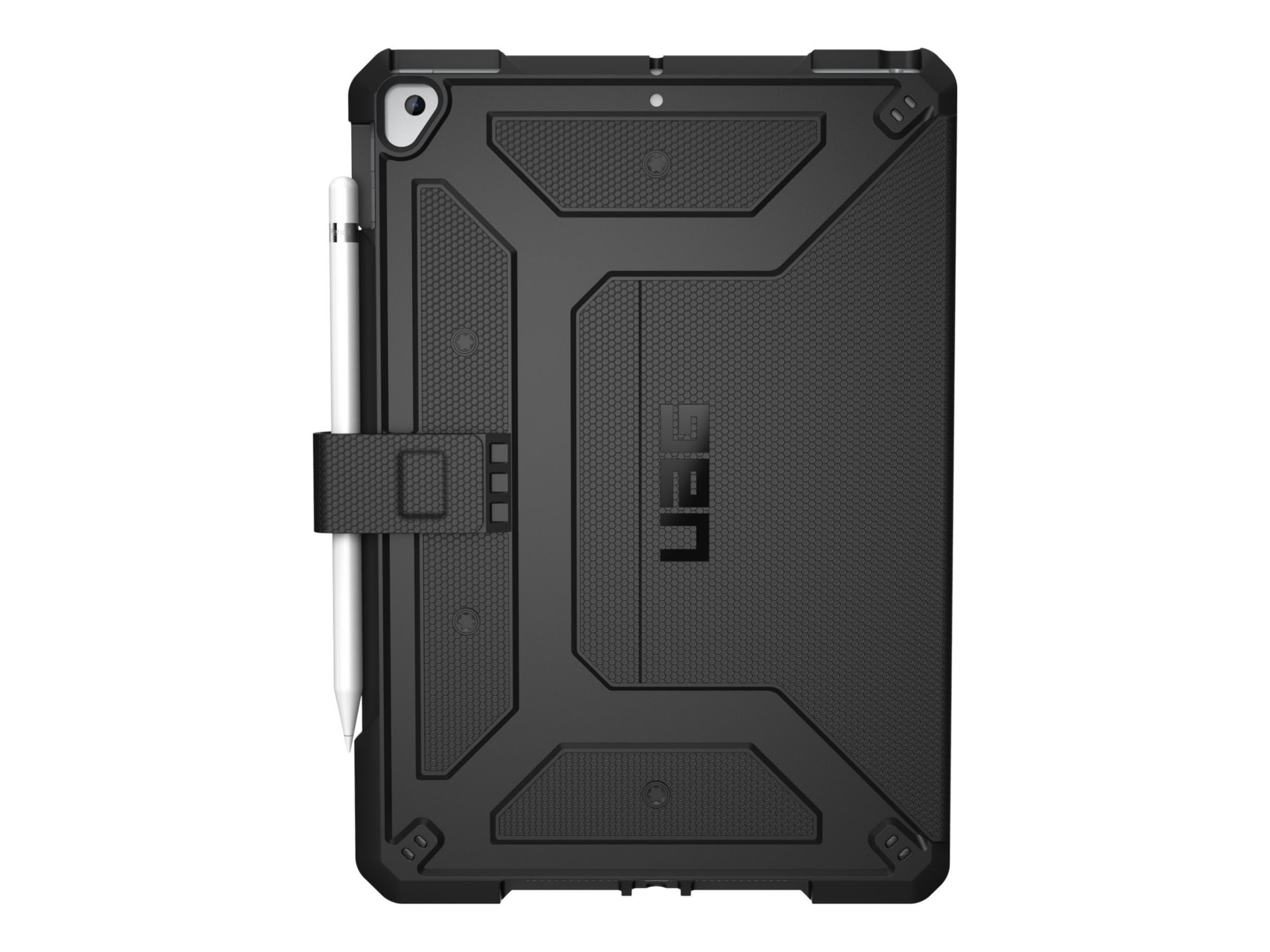 UAG Case for iPad 10.2-in (9/8/7 Gen, 2021/2020/2019) - Metropolis Black - coque de protection pour tablette