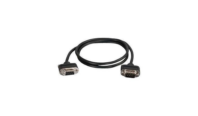 C2G CMG-Rated DB9 Low Profile Null Modem M-F - câble de modem nul - DB-9 pour DB-9 - 4.6 m