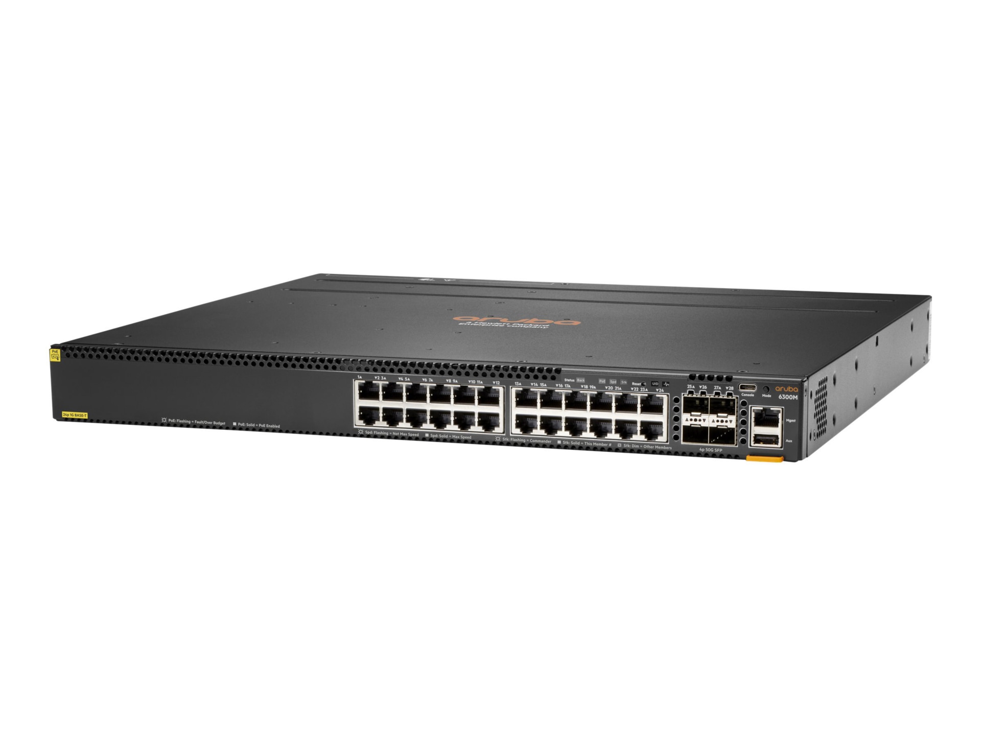 HPE Aruba 6300M - switch - 24 ports - managed - rack-mountable
