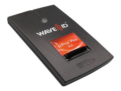 rf IDEAS WAVE ID Mobile Keystroke Safetrust Black Reader - RF proximity reader - USB, Bluetooth LE