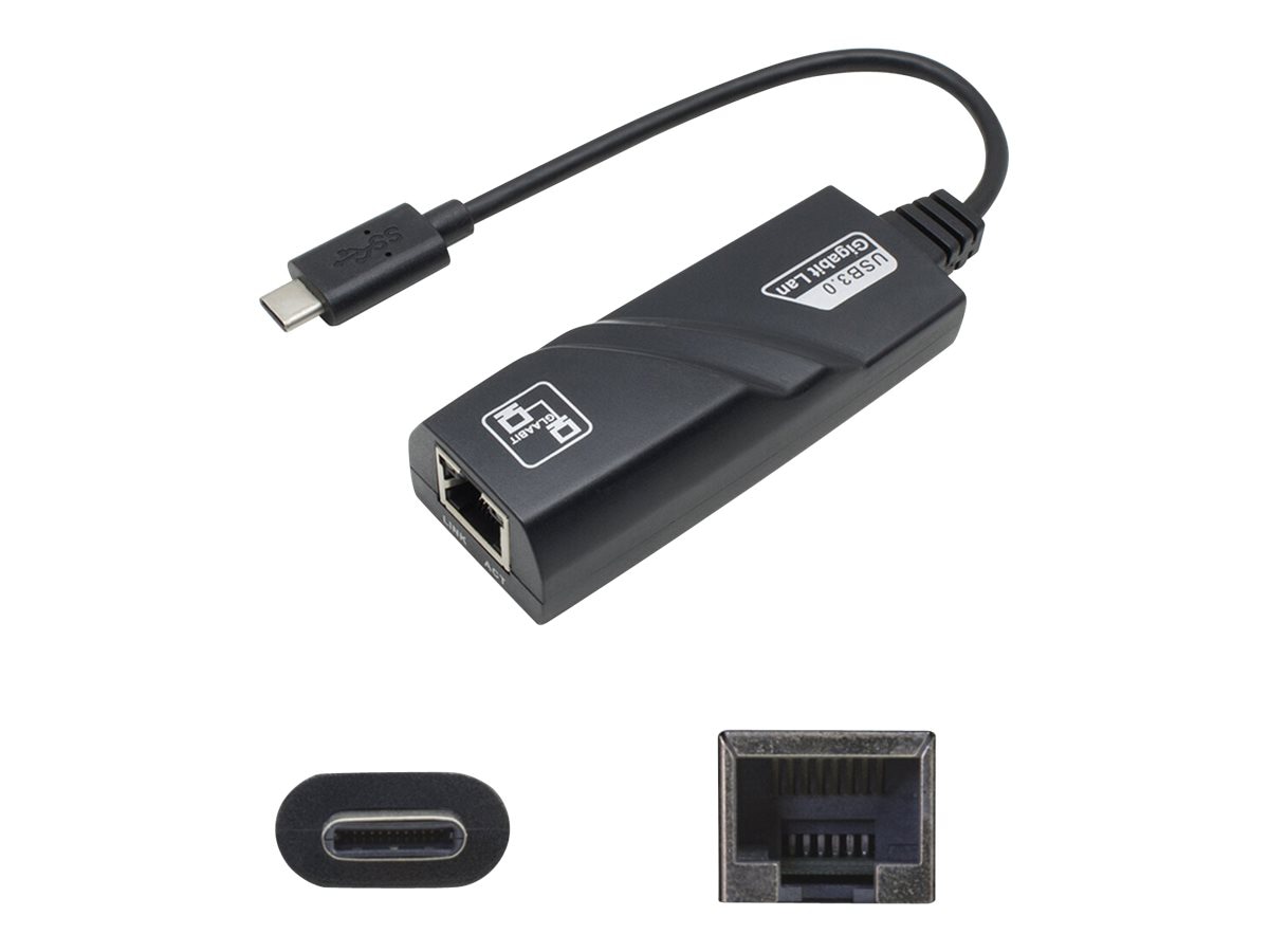 Proline USB 3.1 (C) Male to RJ-45 Female Black Adapter