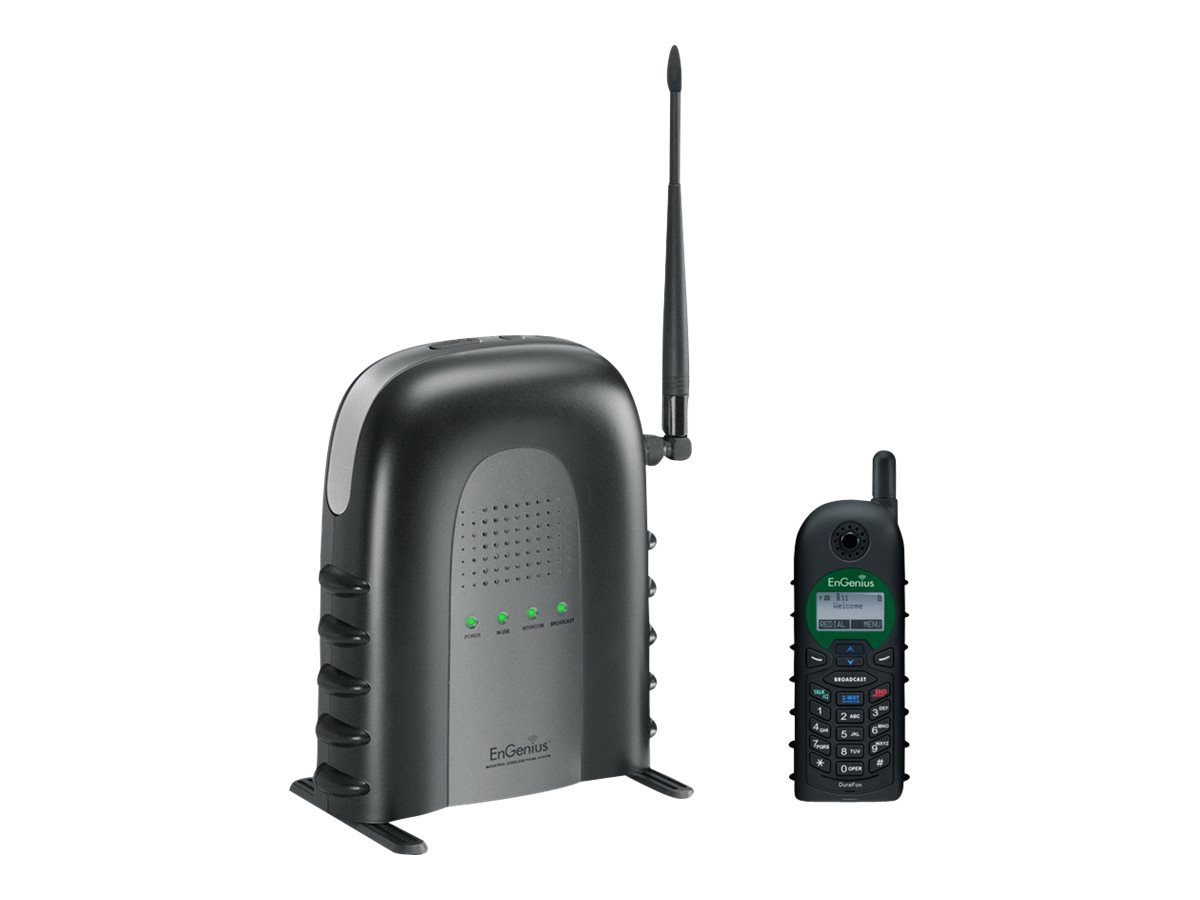 EnGenius Durafon PSL System - cordless extension handset with caller ID/call waiting - 3-way call capability