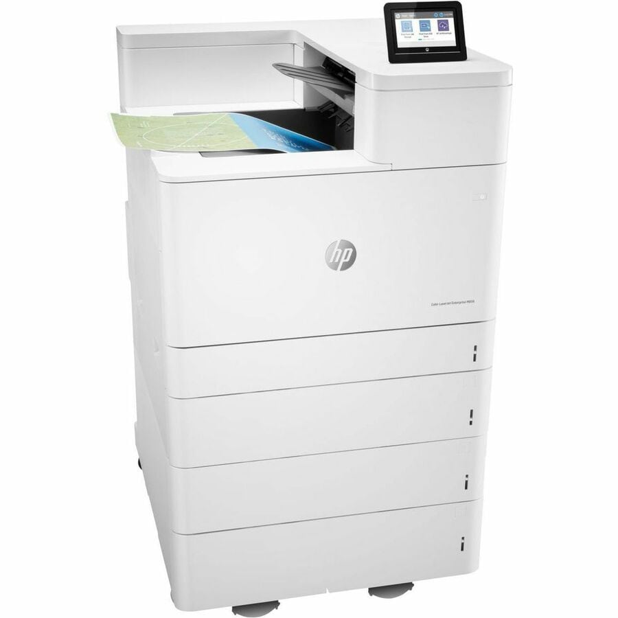 Thumbnail 3 of 6 for HP LaserJet Enterprise M856 M856x Floor Standing Laser Printer - Color