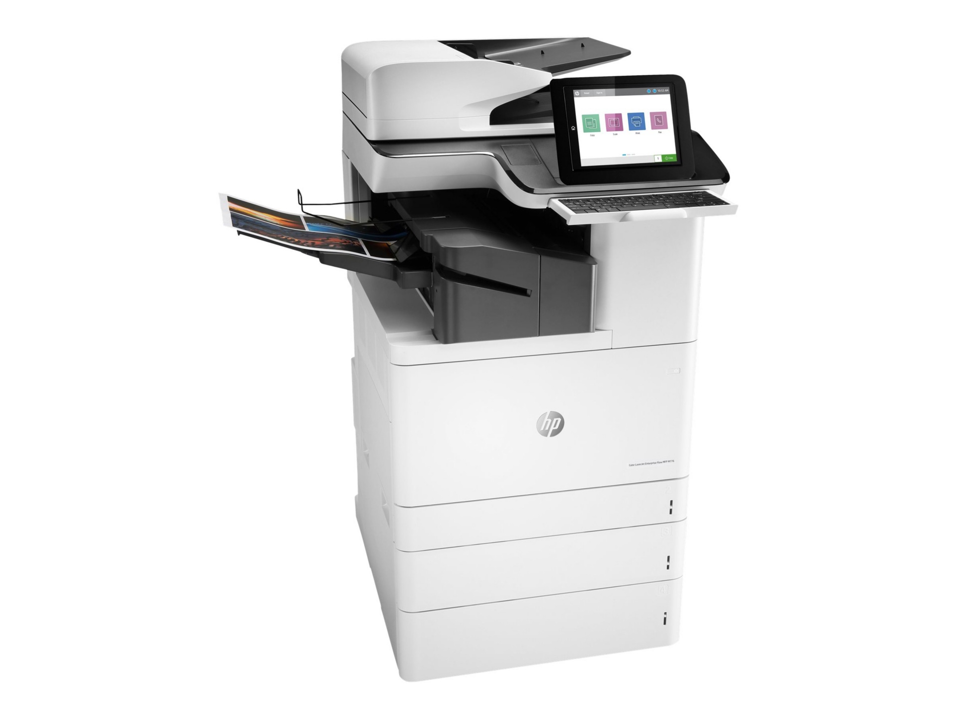Thumbnail 3 of 6 for HP LaserJet Enterprise M776zs Wired & Wireless Laser Multifunction Printer - Color