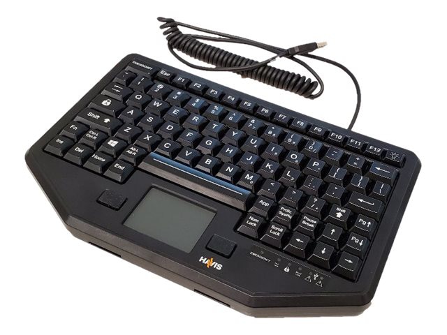 Havis Chiclet Style Low-Profile KB-105 - keyboard - with touchpad - US Input Device