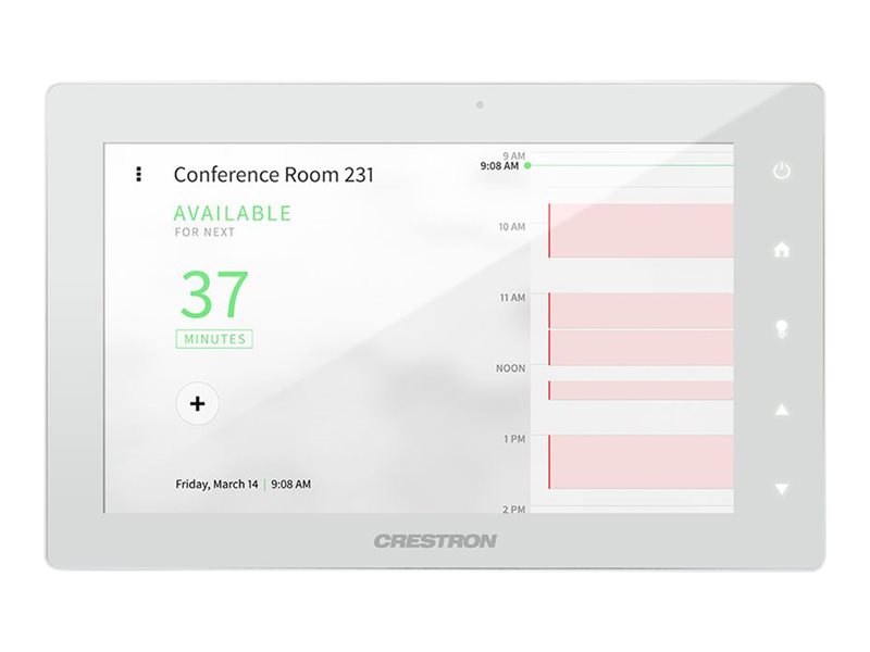 Crestron Room Scheduling Touch Screen TSS-7-W-S - room manager