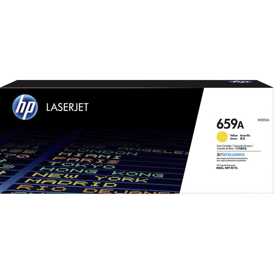 HP 659A (W2012A) Original High Yield Laser Toner Cartridge - Yellow - 1 Eac