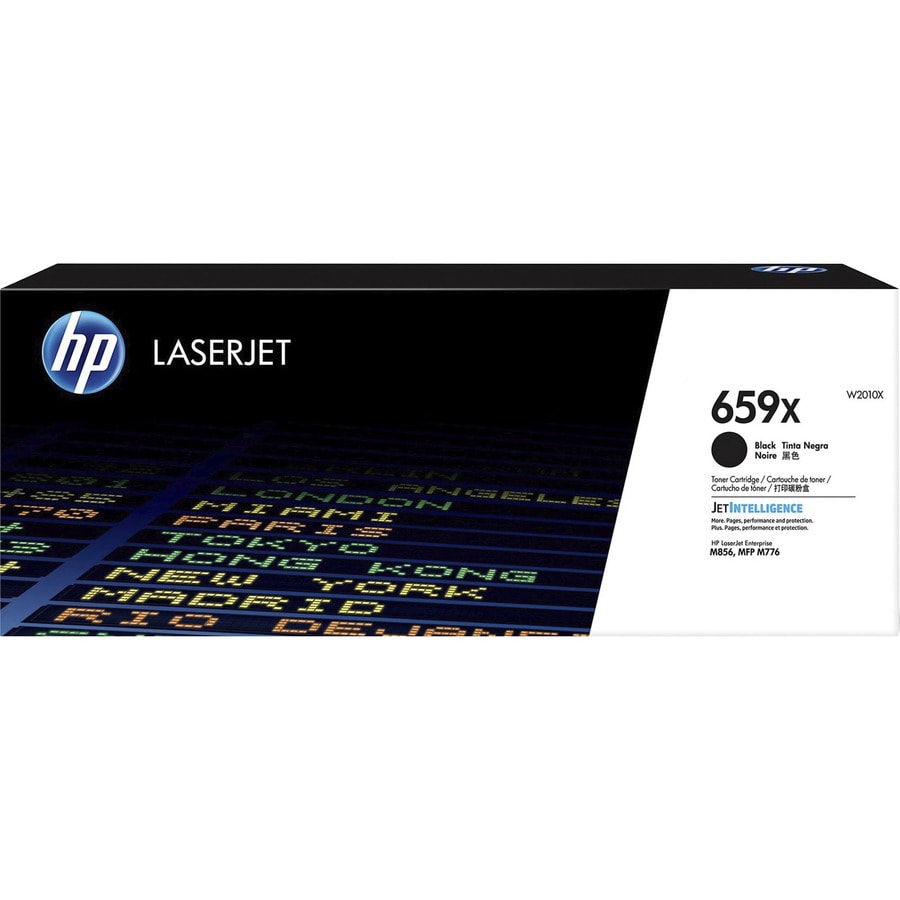 HP 659X (W2010X) Original High Yield Laser Toner Cartridge - Black - 1 / Ea
