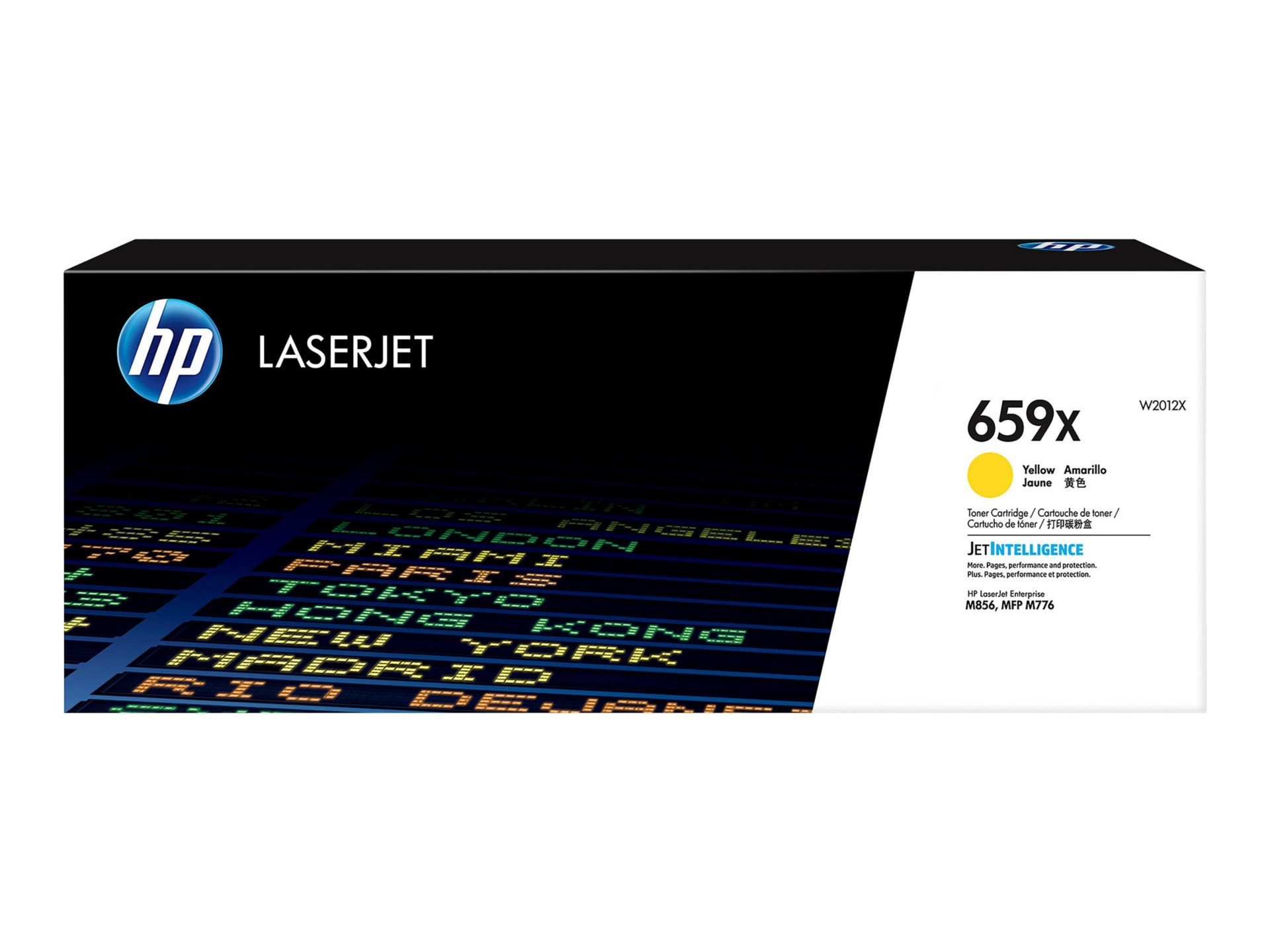 HP 659X (W2012X) Original High Yield Laser Toner Cartridge - Yellow - 1 Each - 29000 Pages
