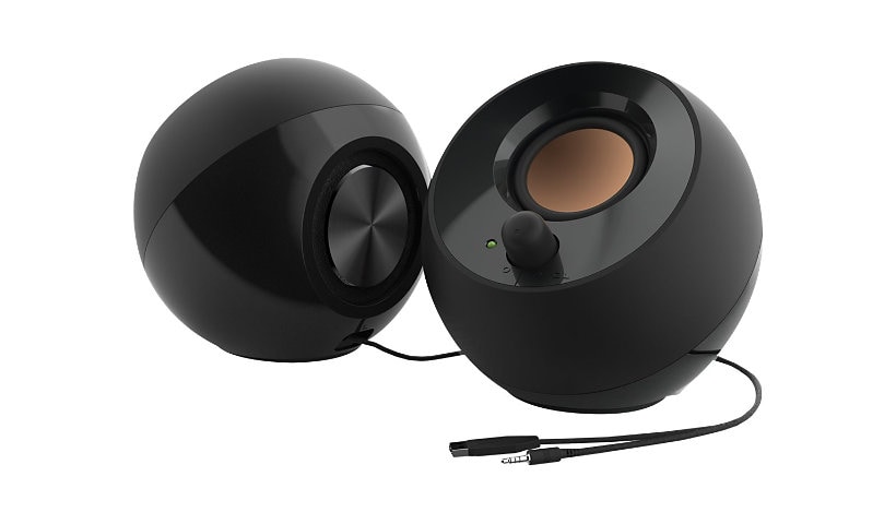 Creative Pebble V2 2 - 0 Speaker System - 8 W RMS - Black