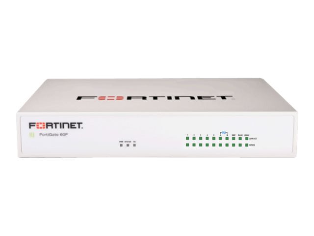 Fortinet FortiGate 60F - security appliance - with 1 year 24x7 FortiCare and FortiGuard Unified (UTM) Protection