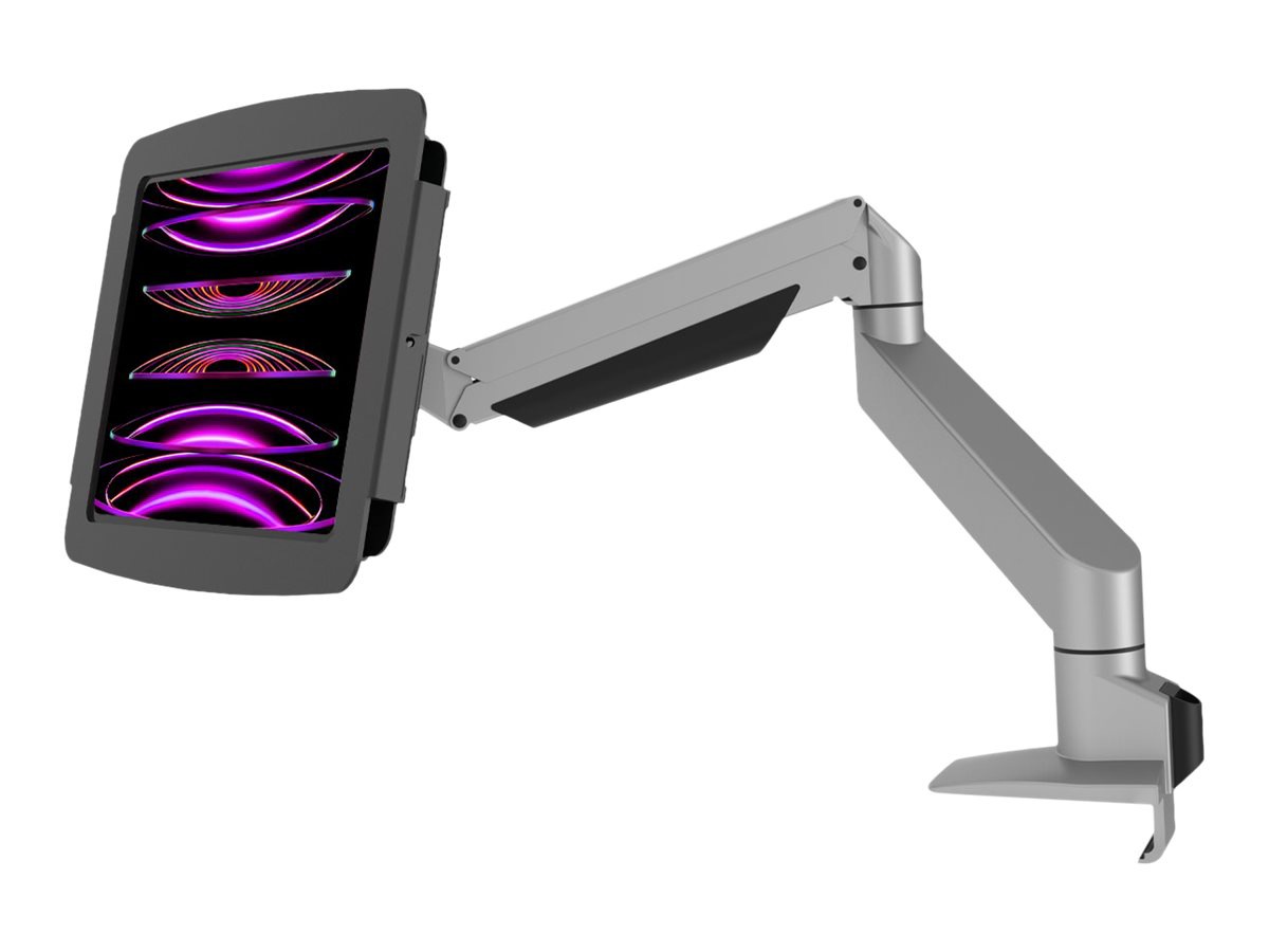 Compulocks iPad Pro 12.9" (3 - 6th Gen) Space Enclosure Articulating Arm Mount mounting kit - for tablet - black, silver