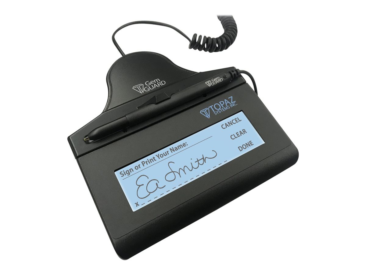 Topaz SigLite WOWPad T-LBK460-BSB-RC - signature terminal - USB