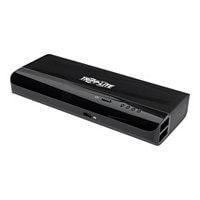 Tripp Lite Portable 2-Port USB Battery Charger Mobile Power Bank 10.4k mAh power bank - Li-Ion - USB