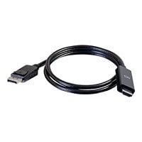 C2G 3ft DisplayPort to HDMI Cable - DP to HDMI Adapter Cable - DisplayPort 1.2 HDMI 2.0 - 4K 60Hz - M/M