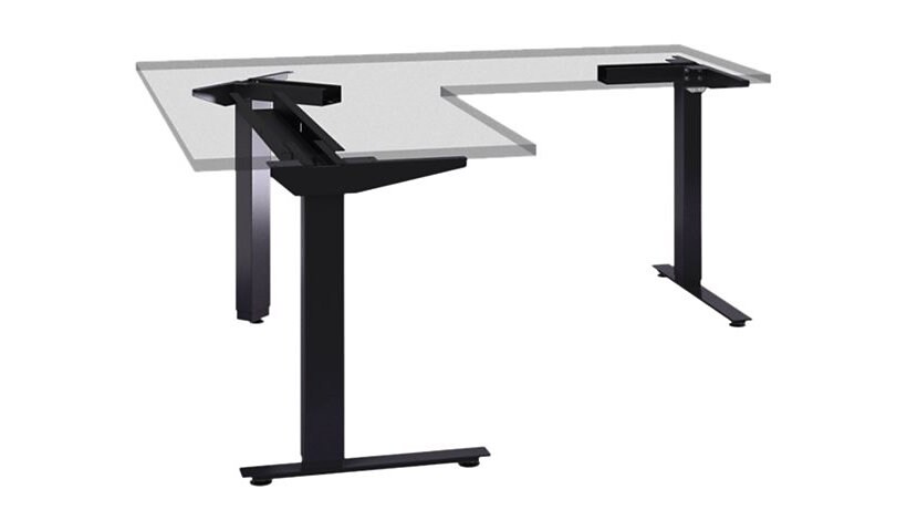 Humanscale eFloat Lite Sit/Stand Desk for 90deg. Table Top - Black