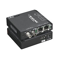 Black Box Extreme Media Converter Switch 12-VDC - fiber media converter - 1