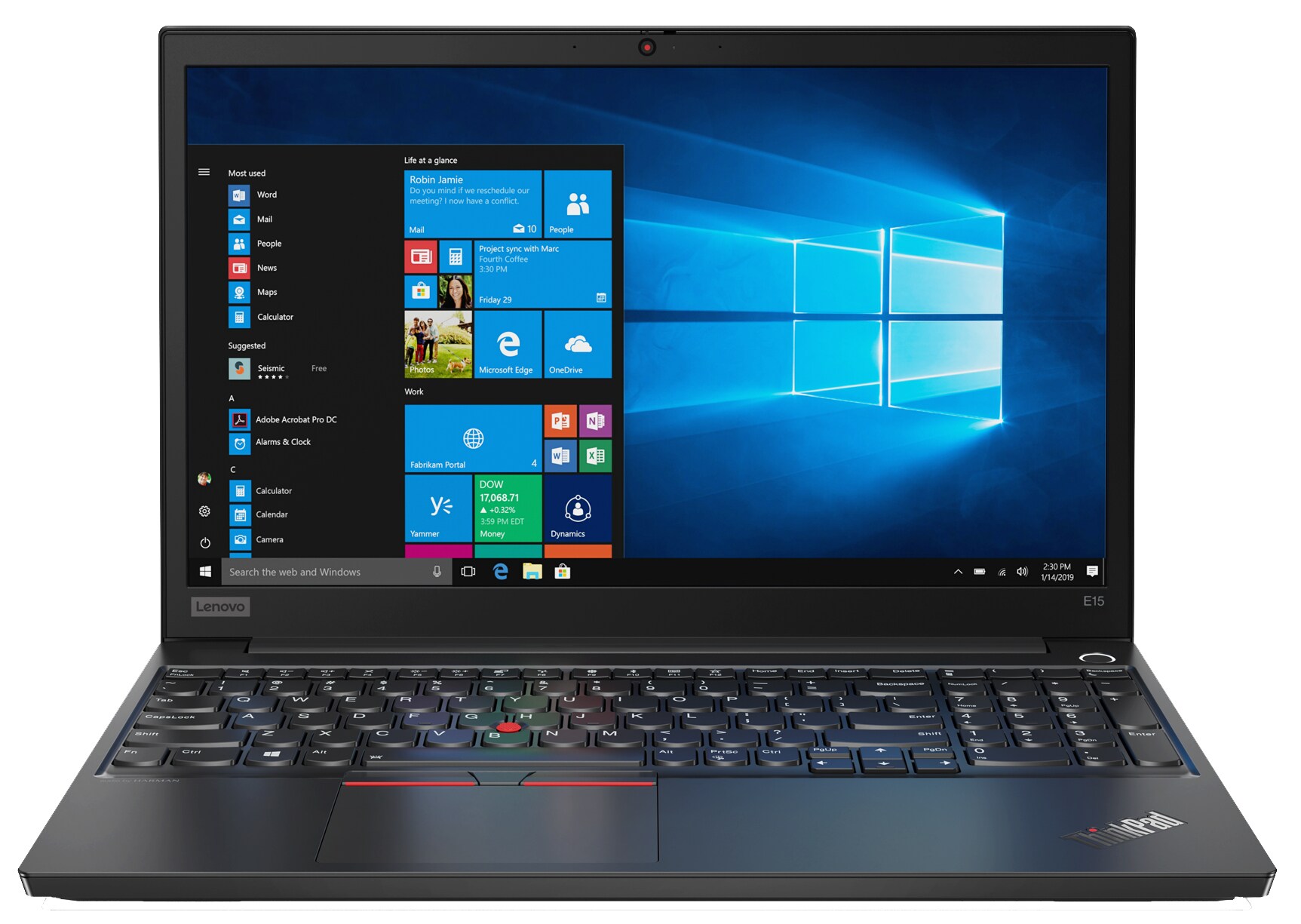 Lenovo ThinkPad E15 - 15.6" - Core i5 10210U - 8 GB RAM - 256 GB SSD