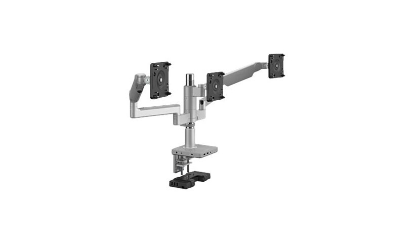 Humanscale M/Flex M2.1 Triple Monitor Arm - Silver with Gray Trim