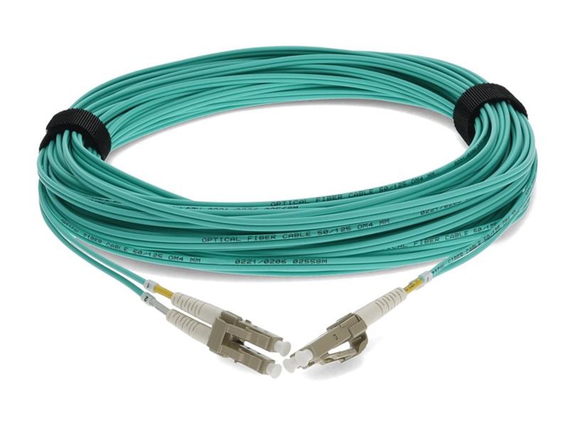 Proline 17m LC (M)/LC (M) Straight Aqua OM4 Duplex OFNR Fiber Patch Cable