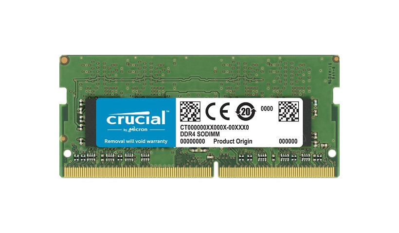 Crucial - DDR4 - module - 32 GB - SO-DIMM 260-pin - 2666 MHz / PC4-21300 -